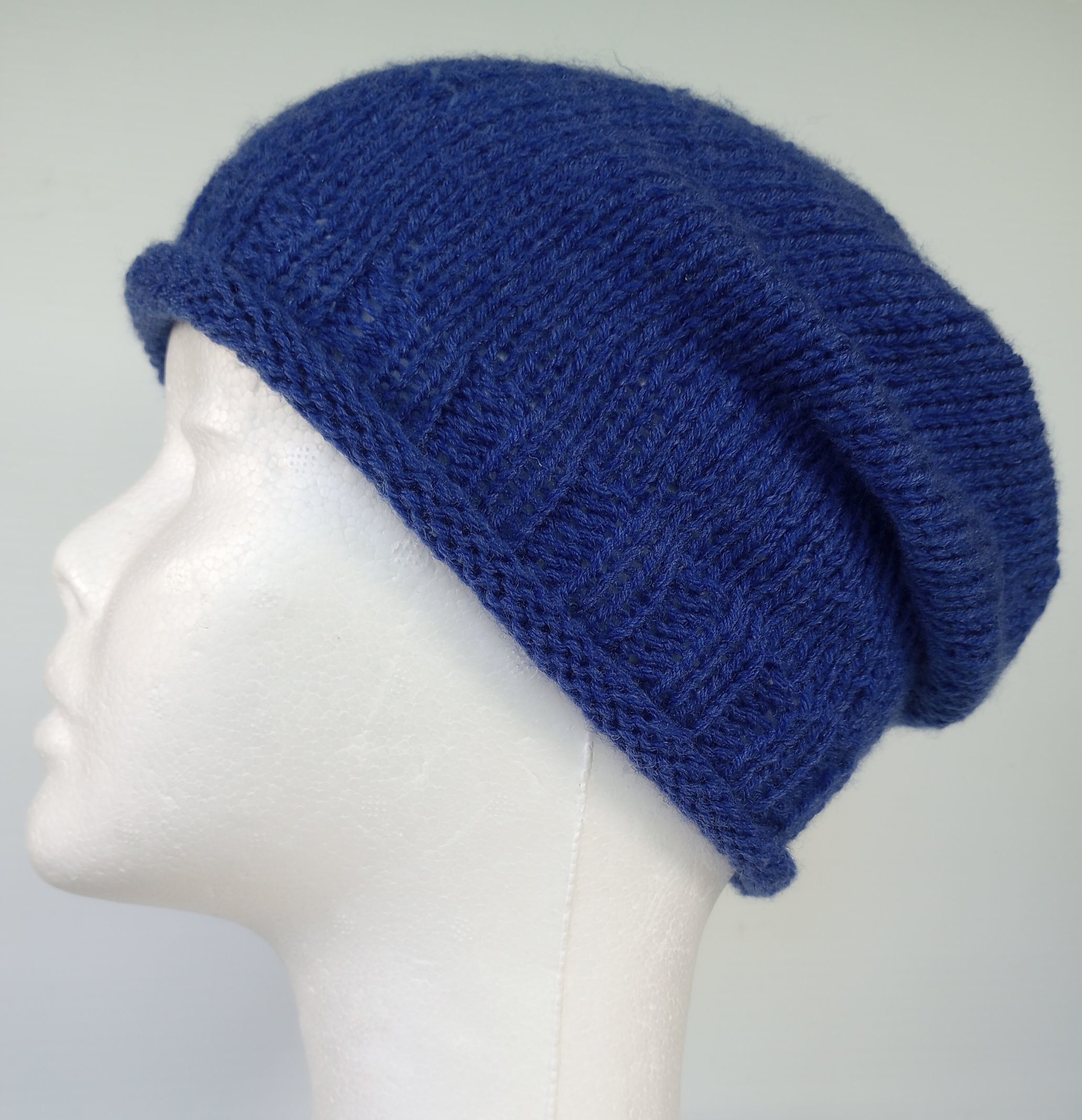 charity-knit-blue-beanie