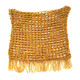 Weave Mesh Gold Crop Top